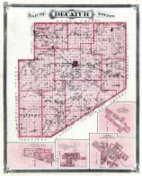 Decatur County, New Point, St. Omer, Clarksburgh, St. Paul, Indiana State Atlas 1876